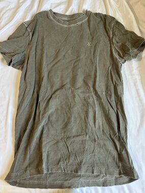 American Age Olive Green Short Sleeve Crewneck Tee